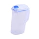 thumbnail image 4 of Contenedor de bebidas de jarra de agua gran capacidad con tapa y manejo de contenedores de jugo de jarra de agua para cocinas nevera casera limón L, 4 of 8