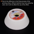 thumbnail image 5 of Uxcell Grinding Wheel 4 Inch 100 Grits Aluminum Oxide Cup Abrasive Wheels, White Corundum 2 Pack, 5 of 6