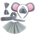 thumbnail image 1 of TAILTOSS 1 Set Rat Headband with Mouse Ears Tail for Cosplay Events in Multi Color, 1 of 8