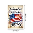 thumbnail image 4 of Amhnf Independent Since 1776 American Flag Fourth Of July Garden Flag For Home Outdoor Garden Yard Decor 12x18 inch, 4 of 5