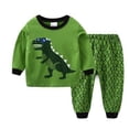 thumbnail image 1 of Pijamas con diseño de animales para niños, pijamas de frutas para bebés, ropa de dormir de manga larga, conjunto de ropa para niños, otoño e invierno, 2 piezas, 1 of 4