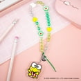 thumbnail image 4 of iFace Hello Kitty & Friends Beaded Wristlet Phone Charm Strap – Universal Cute Wrist Chain Lanyard – Keroppi, 4 of 8