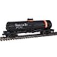 thumbnail image 3 of Walthers Trainline HO Scale Model Santa Fe Tank Car, Black/Orange/White, 3 of 10