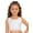 White, variant on Kids Girls Dance Crop Tops Sleeveless Rhinestone Stars Crisscross Straps Cropped Vest Athletic Shirts White 12