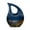 Blue Beach Urns-2, variant on MUKTIVE Beach Funeral Urns for Human Ashes Adult Male and Female, Decorative Large Memorial Urn for Adult Ashes, (Large Drop, 10 Inch)