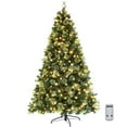 thumbnail image 6 of Topcobe 7ft Automatic Christmas Tree with PVC Pine Needles, 9 Modes LEDs, Remote Control, Green Colorful Display for Home Décor, 6 of 8