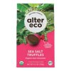 Alter Eco - Sea Salt Organic ChocolateTruffles, 10ct