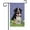 Bernese Mountain2, variant on Easter Bunny with Dog Black Pug House Flag Colorful Eggs Spring Flowers Holiday Outdoor Home Yard Decoration Banner 28 x 40 Inch