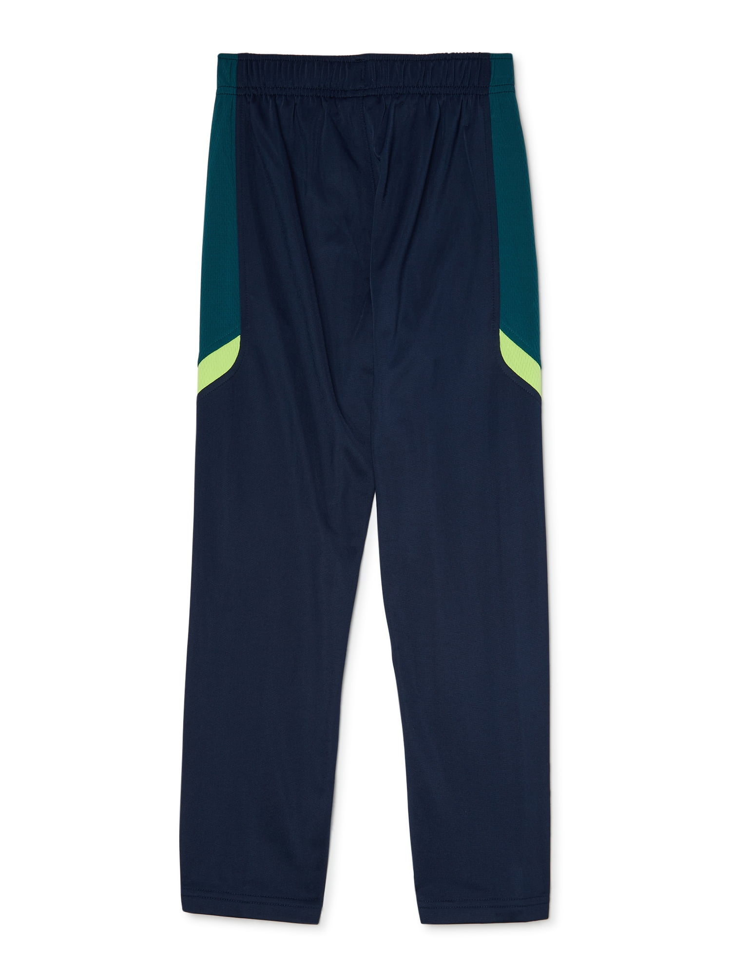 Athletic Works Track Straight-Leg Mid Rise Pant (Little Boys), 2 Count, 2 Pack