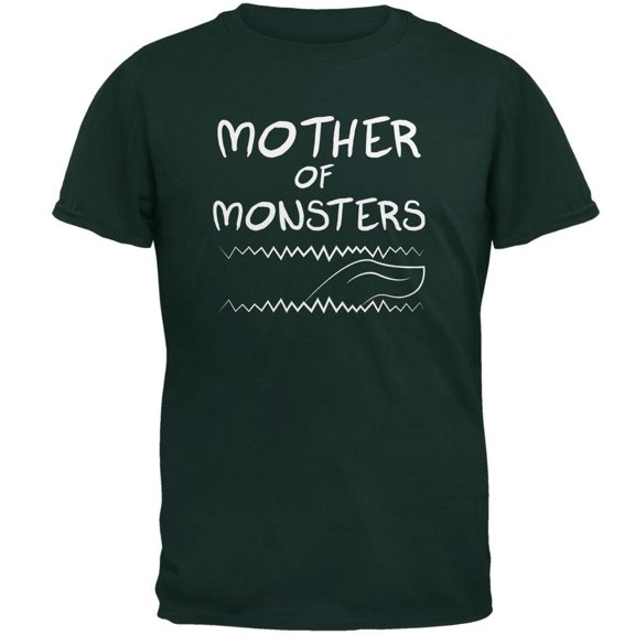 Mother's Day Mother Of Monsters Mens T Shirt Black LG