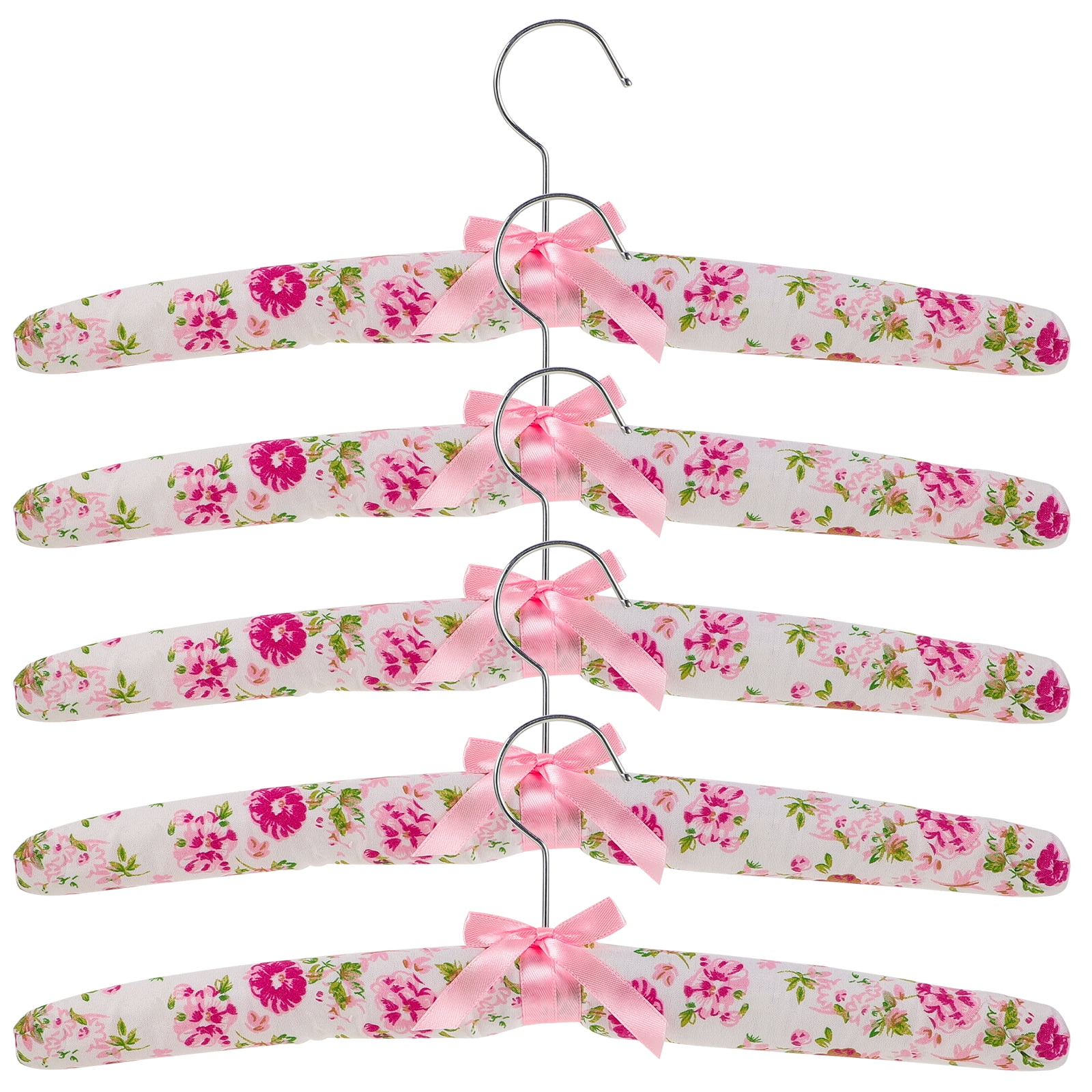 5pcs Sponge Padded Clothes Hangers Nonslip Clothes Hangers Dress