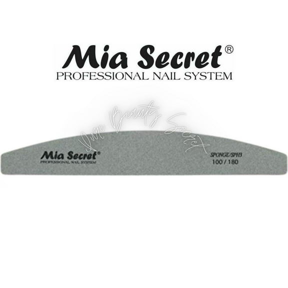 Mia Secret - NAIL FILE - SPONGE HALFMOON #100/180 (SPH3)