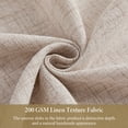 thumbnail image 3 of Lapalife 100 Inch Extra Wide Linen Textured Curtains for Bedroom Living Room, Semi Sheer Light Filtering Rod Pocket & Back Tab Farmhouse Neutral Window Drapes, 1 Panel, 100"x 96", 3 of 8