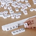 thumbnail image 6 of Segawe High-Quality 166 Tiles American Mahjong Set W/Hand-Painted Tiles, All-in-One Racks/Pushers,, 6 of 10