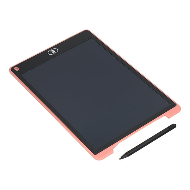 Tableta electrónica LCD de 12 pulgadas para escribir a mano, ideal para dibujar grafitis infantiles, con batería de 40 mAh, color rosa