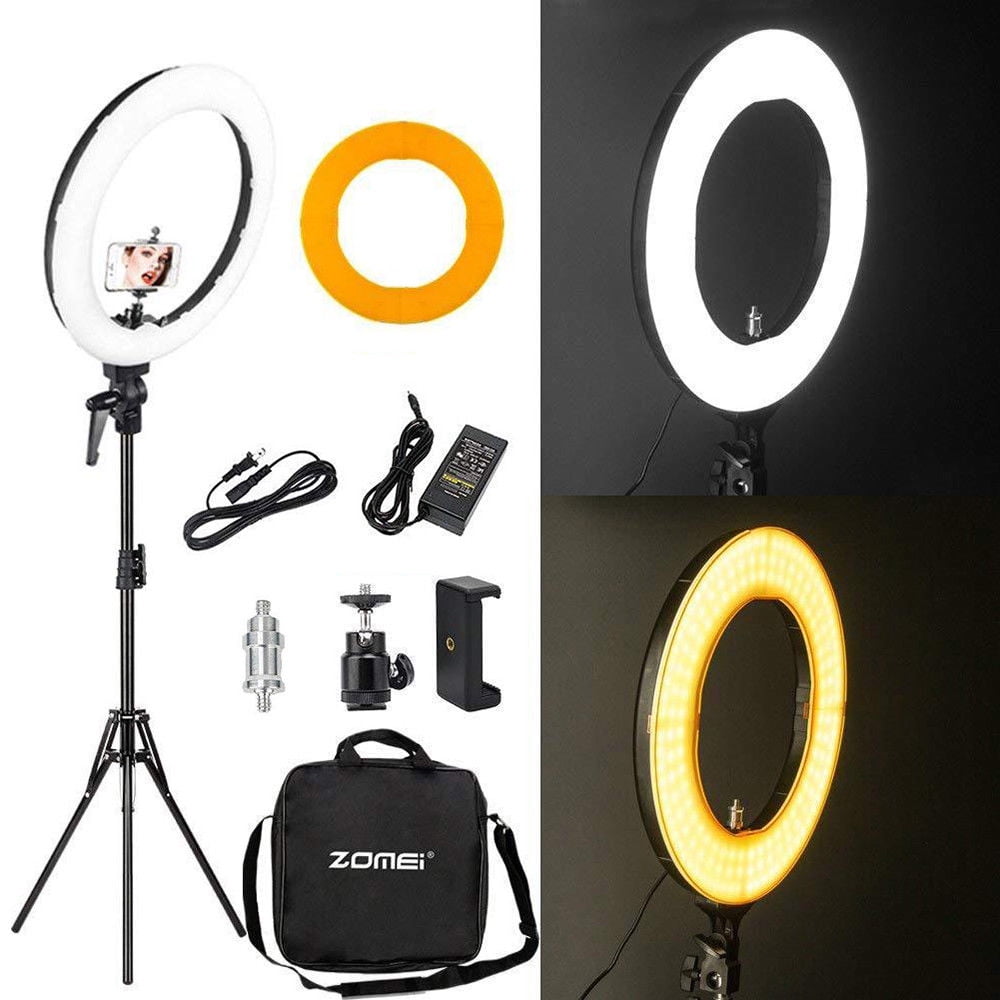 Ring Light Kit 18" 48cm Outer 55W 5500K Dimmable LED Ring Light, Light