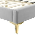 thumbnail image 4 of Current Performance Velvet Queen Platform Bed, 4 of 7