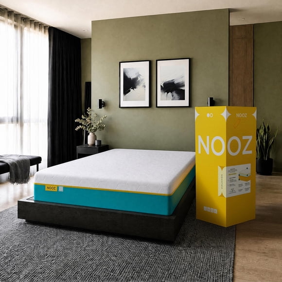 Colchón King Size En Caja Nooz Prime Fresh 30 cm Medio Firme Fresco Memory Foam Hilo Frío