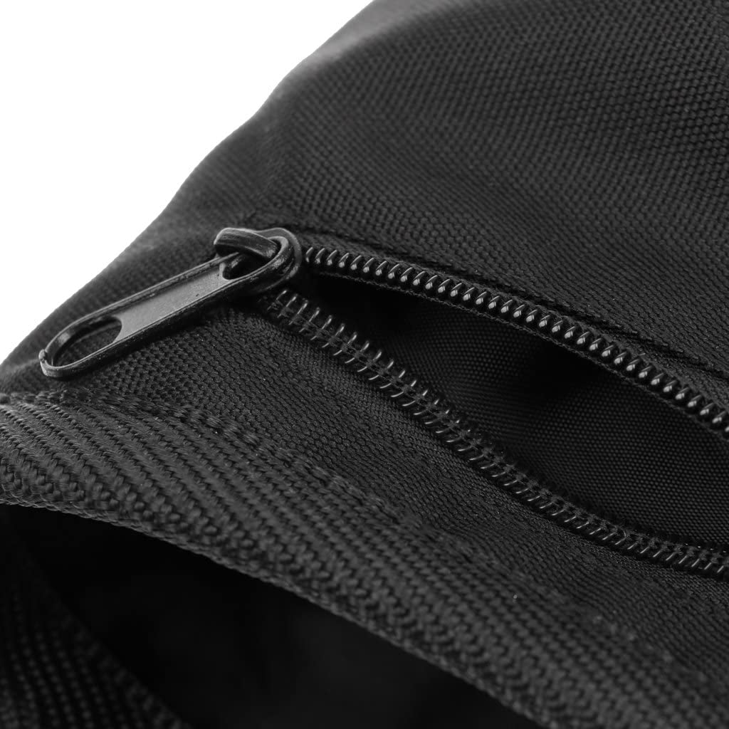 Belt Zip Pocket 4.1" x 5.8" Cylindrical Weight Lifting Climbing Chalk Bag 