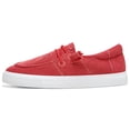 thumbnail image 7 of Obtaom Light Weight Canvas Loafers Women Boat shoes Slip on Loafers Comfortable Lace up Canvas Fishion Sneakers(Red,US8), 7 of 7