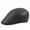 Black, variant on Beret Leather Cap Autumn/Winter Forward Cap Mens And Womens Thermal Caps