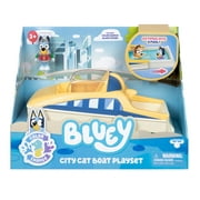 Bluey CityCat Playset with Extendable Pool, Includes Exclusive Bluey Figure With Color-Change Rashie, Ages 3+