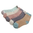 thumbnail image 4 of Raindrops 5Pairs Warm Slipper Socks for Women in Assorted Color for Warmth and Comfort in Cold Weather, 4 of 8