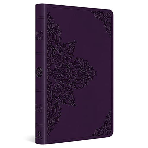 Pre-Owned ESV Large Print Value Thinline Bible (Trutone, Lavender, Filigree Design) (Imitation Leather) 1433566842 9781433566844