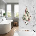 thumbnail image 2 of Yayeee 100% Cotton Hand Towels for Bathroom 16" x 28" Soft Absorbent Kitchen Towel, Beige Strawberry, 2 of 7