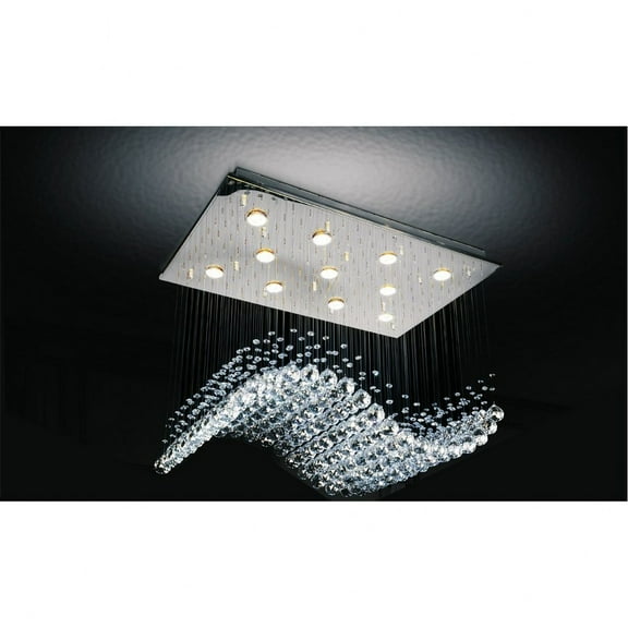 32 Light Chandelier with Chrome finish