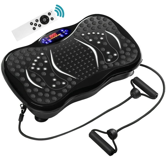 ZENSTYLE Vibration Plate Exercise Machine Whole Body Workout Equipment Black