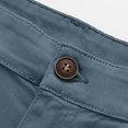 thumbnail image 5 of Zszcpp High Waisted Pants Men'S Button Pocket Long Simple Style Solid Color Elastic Business Pencil Trousers Casual Trouser, 5 of 5