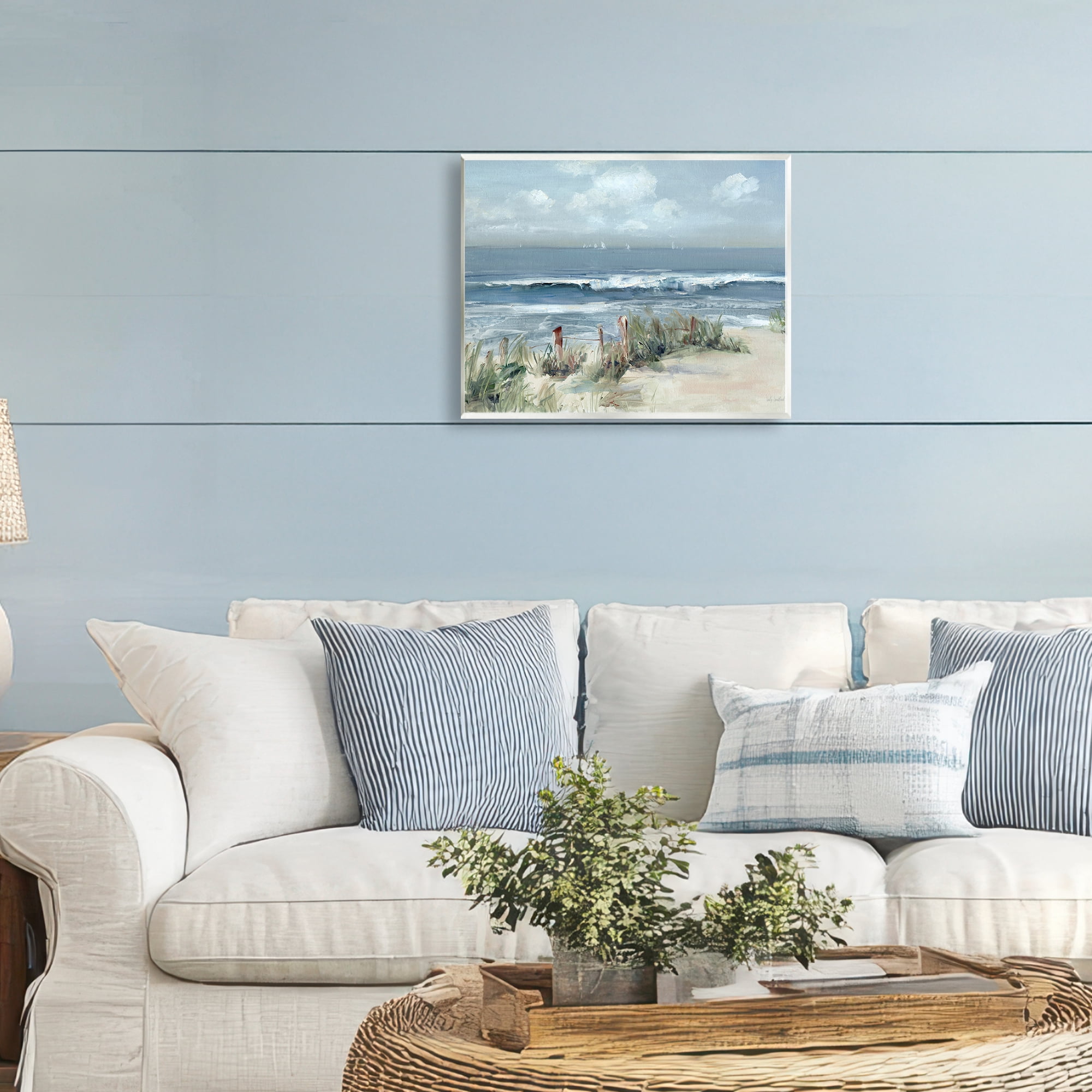 Stupell Industries Brushed Expression of Coast Wall Plaque Art, design by Sally Swatland