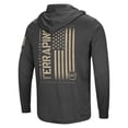 thumbnail image 3 of Men's Colosseum Heather Black Maryland Terrapins Team OHT Military Appreciation Long Sleeve Hoodie T-Shirt, 3 of 4