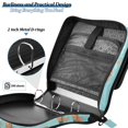 thumbnail image 4 of FORMRS Zipper Binder with Shoulder Strap 2-inch Ring 500 Sheet Capacity File Bag, Capybara Splash, 4 of 5