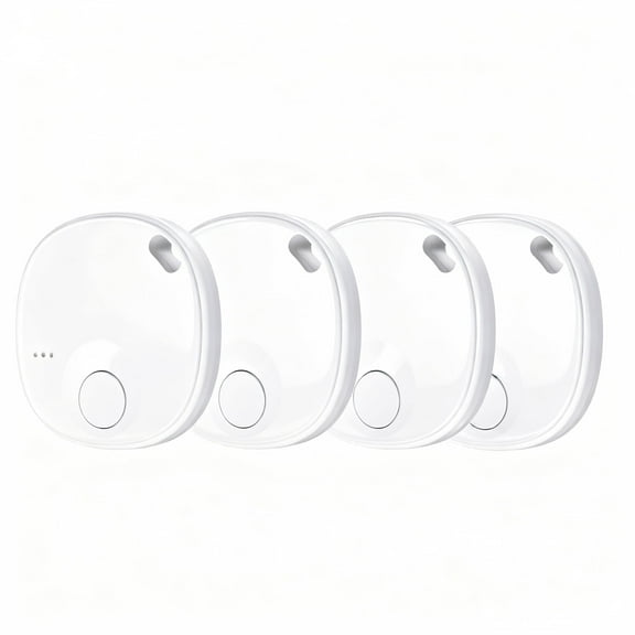 TSBIFV GPS 4-Pack TrackerKey Finder and Item Locator Works with Find My (iOS Only), Tracker Tag For Luggage, Pets,Wallet, Etc.