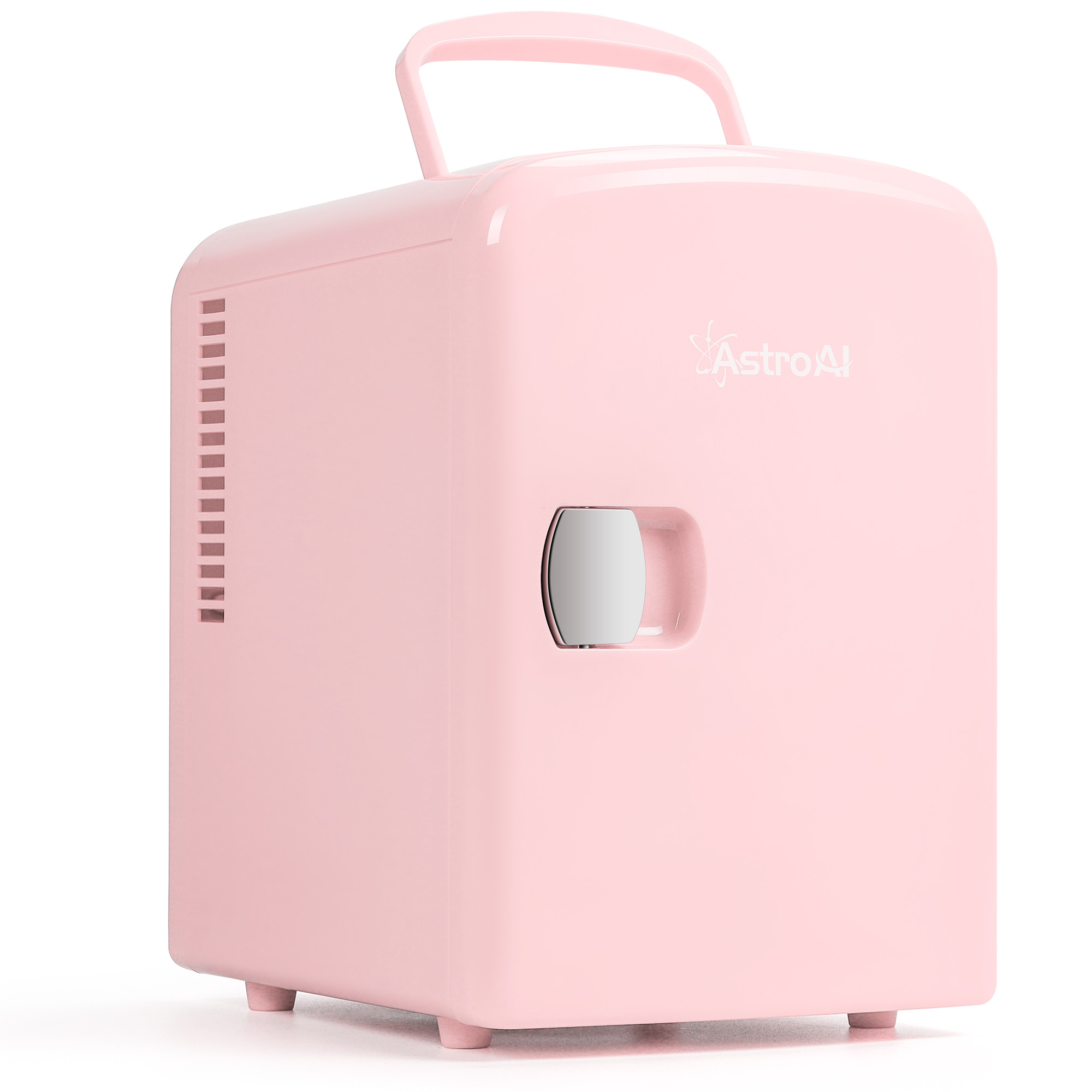 AstroAI Mini Fridge, 4 Liter/6 Can AC/DC Portable Cooler/Warmer Refrigerators Organizer for Skincare, , Beverage, Food, Cosmetics, Home, Office and Car, ETL Listed (Pink) - image 2 of 12