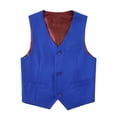 thumbnail image 5 of ETHAN Boy's 4-Piece Formal Suit Set Boys Formal Elegant Dresswear Vest Set Little Boys Suit Size 8, 5 of 9