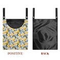 thumbnail image 7 of ZIATUBLE Lemon Clothes Pins with Bag Floral Storage Bag Clothespin 2 Pcs Abrasion Resistant Hanging Pantry Organizer for Storage Bags Large Capacity Hanging Clothes Pins Bag Holder Outdoor, 7 of 7