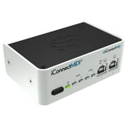 iConnectMIDI2+ Lightning Version, 2-in 2-out Hyper Connective USB MIDI Interface for Mac, PC and iOS with Audio passThru Technology