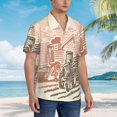 thumbnail image 3 of Balery Combine harvester working with tractor Camisas hawaianas de manga corta para hombre, camisas playeras de corte holgado, camisas de vacaciones con botones,Small, 3 of 7