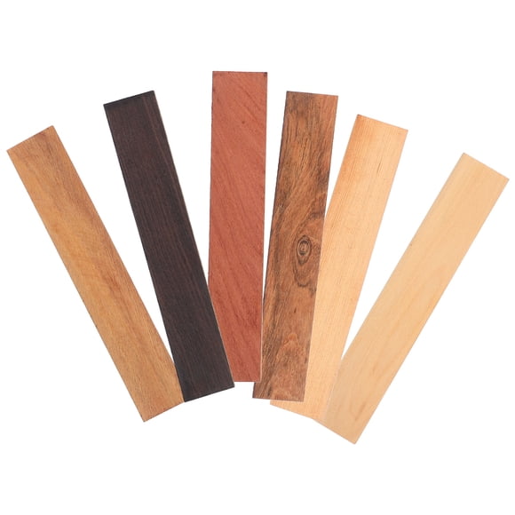 STRANDCHIC 6 Pcs Outdoor Wood Planks Assorted Color Wood Slabs for Table Top Crafting