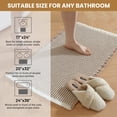 thumbnail image 2 of JIATER Waffle Bathroom Rugs Non-Slip Washable Bath Mat Super Absorbent Quick Dry, 2 of 9