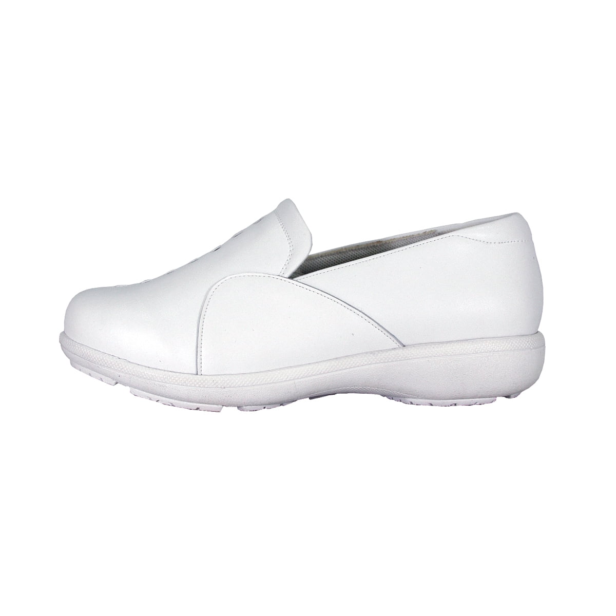 24 HOUR COMFORT Calista Wide Width Comfort Shoes For Work and Casual Attire WHITE 6.5