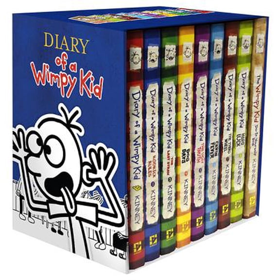 Pre-Owned Diary of a Wimpy Kid: Diary of a Wimpy Kid Box of Books 1-8 + the Do-It-Yourself Book (Hardcover)
