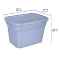 thumbnail image 3 of Sterilite 38 Liter Tote - Blue, 3 of 3