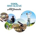 thumbnail image 4 of LoonWear 2025 Latest Model 压缩袖套 - 防紫外线、防晒、保暖、运动、篮球、骑行、高尔夫纹身遮盖物，男女通用，白色，均码, 4 of 5
