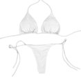 thumbnail image 4 of Traje de baño de dos piezas para mujer de verano Traje de baño de dos piezas con cuello halter sexy Traje de baño de spandex JShteea El nuevo, 4 of 6