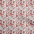 thumbnail image 1 of oneOone Cotton Poplin Red Fabric Kids Floral Quilting Supplies Print Sewing Fabric By The Yard 42 Inch Wide, 1 of 4