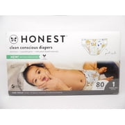 Honest Clean Conscious Disposable Diapers - It's a Paw-ty! - Size 1, 80ct